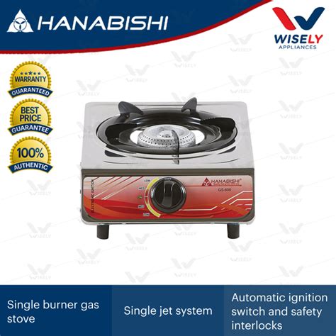 hanabishi gas stove gs 600